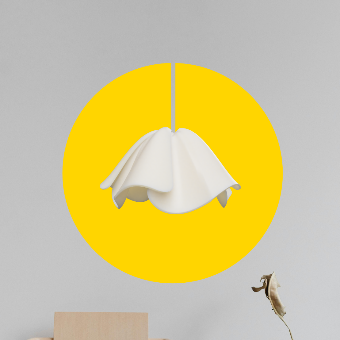 BLOMSTERTID lampshade